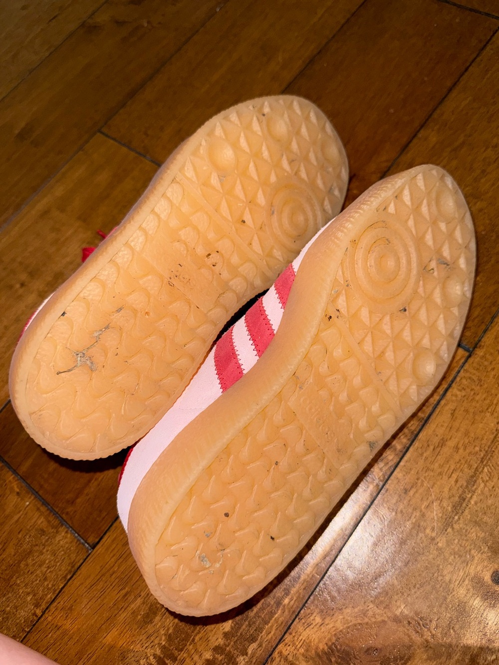adidas Women’s Sambae in Clear Pink Scarlet Gum - Picture 6 of 7